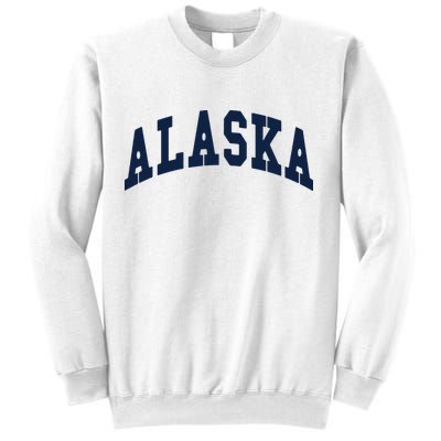 Alaska Throwback Design Classic Sweatshirt