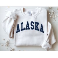Alaska Throwback Design Classic Sweatshirt