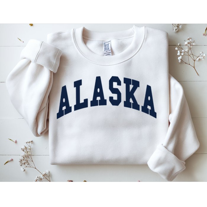 Alaska Throwback Design Classic Sweatshirt