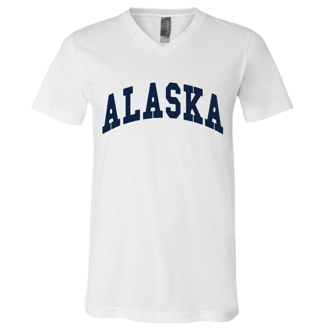 Alaska Throwback Design Classic V-Neck T-Shirt