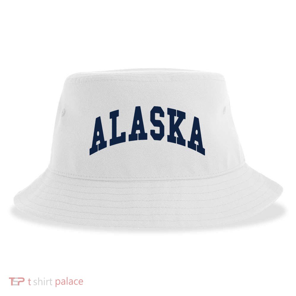 Alaska Throwback Design Classic Sustainable Bucket Hat