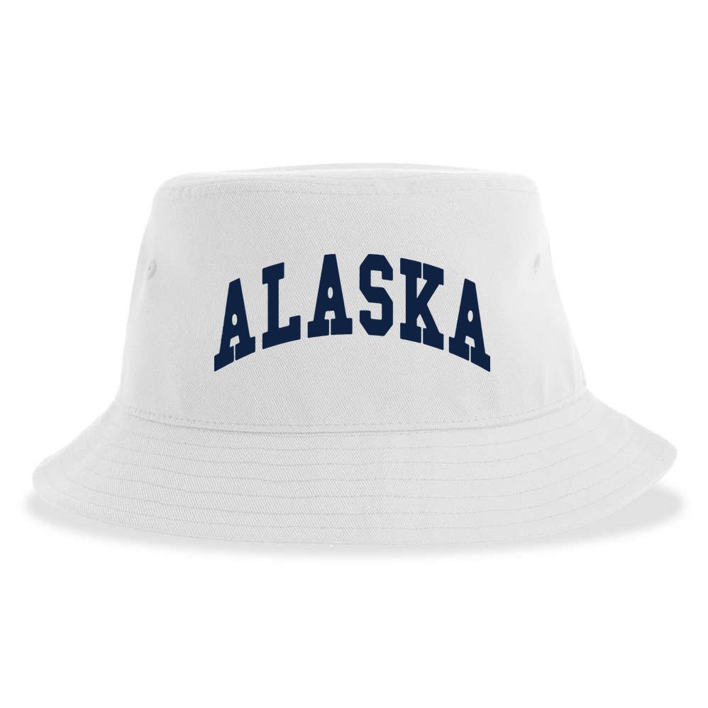 Alaska Throwback Design Classic Sustainable Bucket Hat