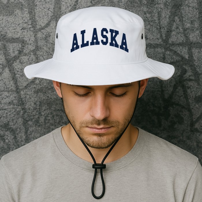 Alaska Throwback Design Classic Bucket Hat