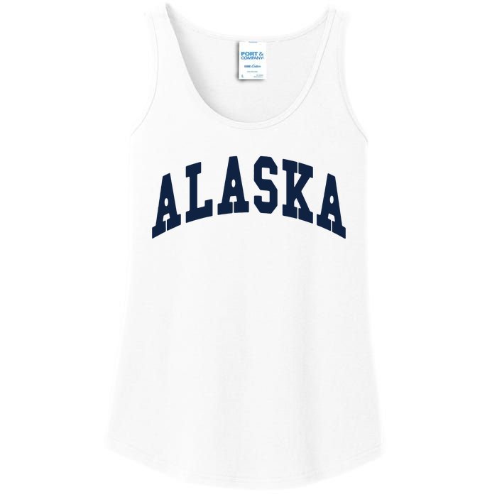 Alaska Throwback Design Classic Ladies Essential Tank