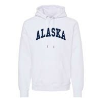 Alaska Throwback Design Classic Premium Hoodie