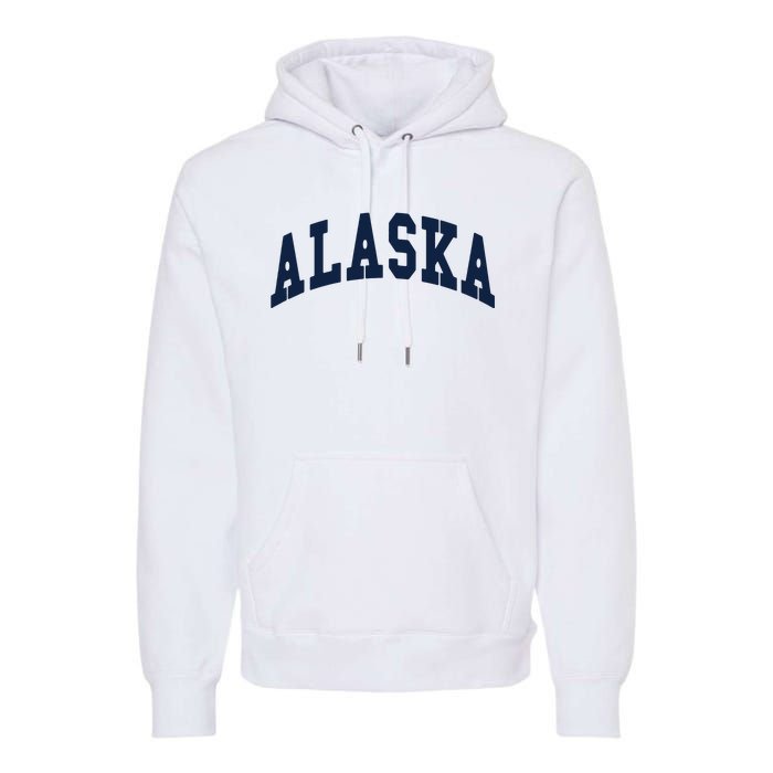 Alaska Throwback Design Classic Premium Hoodie