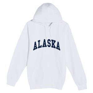 Alaska Throwback Design Classic Premium Pullover Hoodie