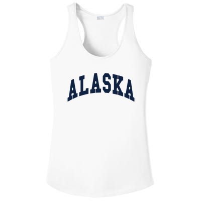 Alaska Throwback Design Classic Ladies PosiCharge Competitor Racerback Tank