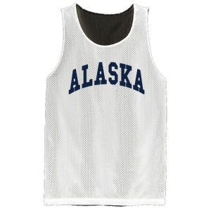 Alaska Throwback Design Classic Mesh Reversible Basketball Jersey Tank