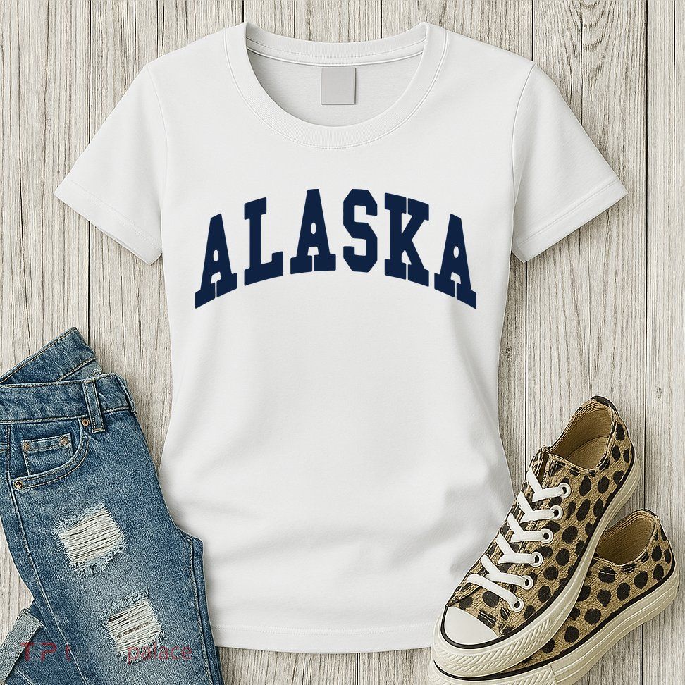 Alaska Throwback Design Classic Womens T-Shirt