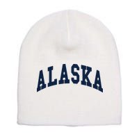 Alaska Throwback Design Classic Short Acrylic Beanie