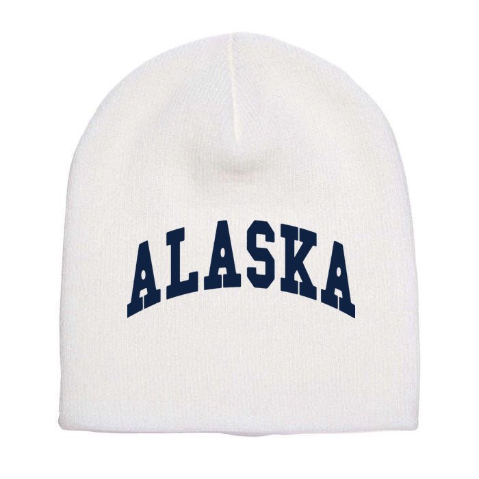 Alaska Throwback Design Classic Short Acrylic Beanie