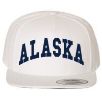 Alaska Throwback Design Classic Wool Snapback Cap