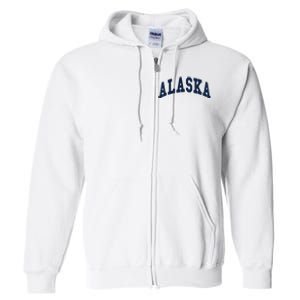 Alaska Throwback Design Classic Full Zip Hoodie