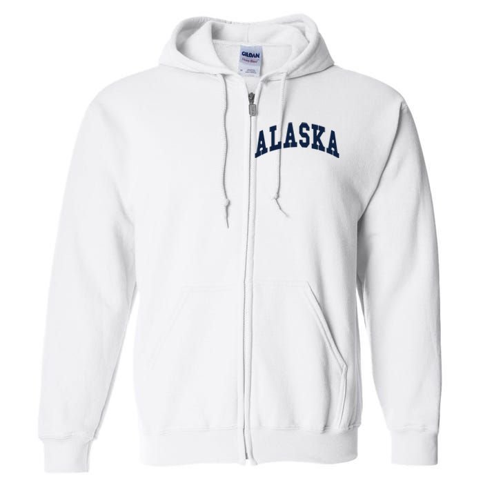 Alaska Throwback Design Classic Full Zip Hoodie