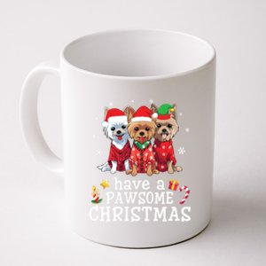 Australian Terrier Dogs Merry Day Have A Pawsome Christmas Gift Coffee Mug