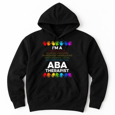 ABA Therapist Data Behavior Analyst Autism Therapy Hoodie