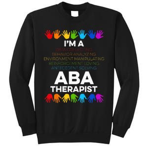 ABA Therapist Data Behavior Analyst Autism Therapy Sweatshirt