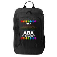 ABA Therapist Data Behavior Analyst Autism Therapy City Backpack