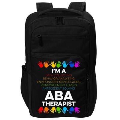 ABA Therapist Data Behavior Analyst Autism Therapy Impact Tech Backpack
