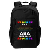 ABA Therapist Data Behavior Analyst Autism Therapy Backpack
