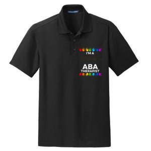 ABA Therapist Data Behavior Analyst Autism Therapy Dry Zone Grid Polo