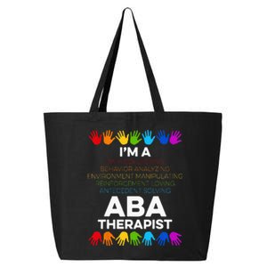 ABA Therapist Data Behavior Analyst Autism Therapy 25L Jumbo Tote