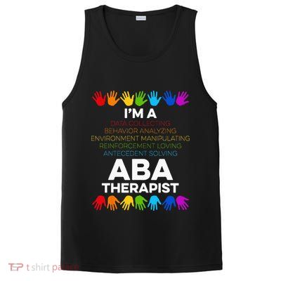 ABA Therapist Data Behavior Analyst Autism Therapy PosiCharge Competitor Tank
