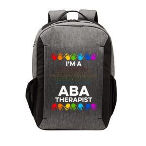 ABA Therapist Data Behavior Analyst Autism Therapy Vector Backpack