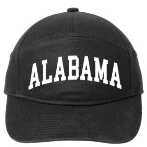 Alabama Throwback Design Classic 7-Panel Snapback Hat