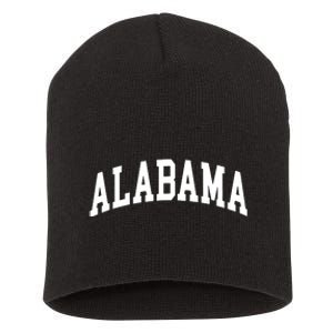 Alabama Throwback Design Classic Short Acrylic Beanie