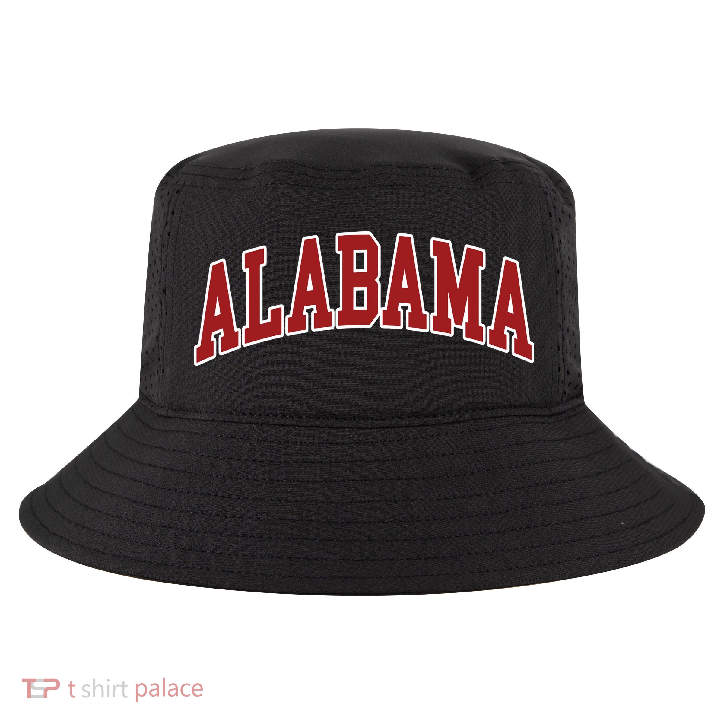 Alabama Throwback Design Print Classic Cool Comfort Performance Bucket Hat