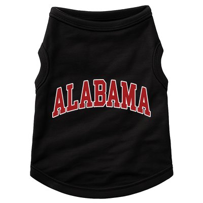 Alabama Throwback Design Print Classic Doggie Tank