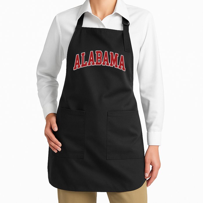 Alabama Throwback Design Print Classic Apron