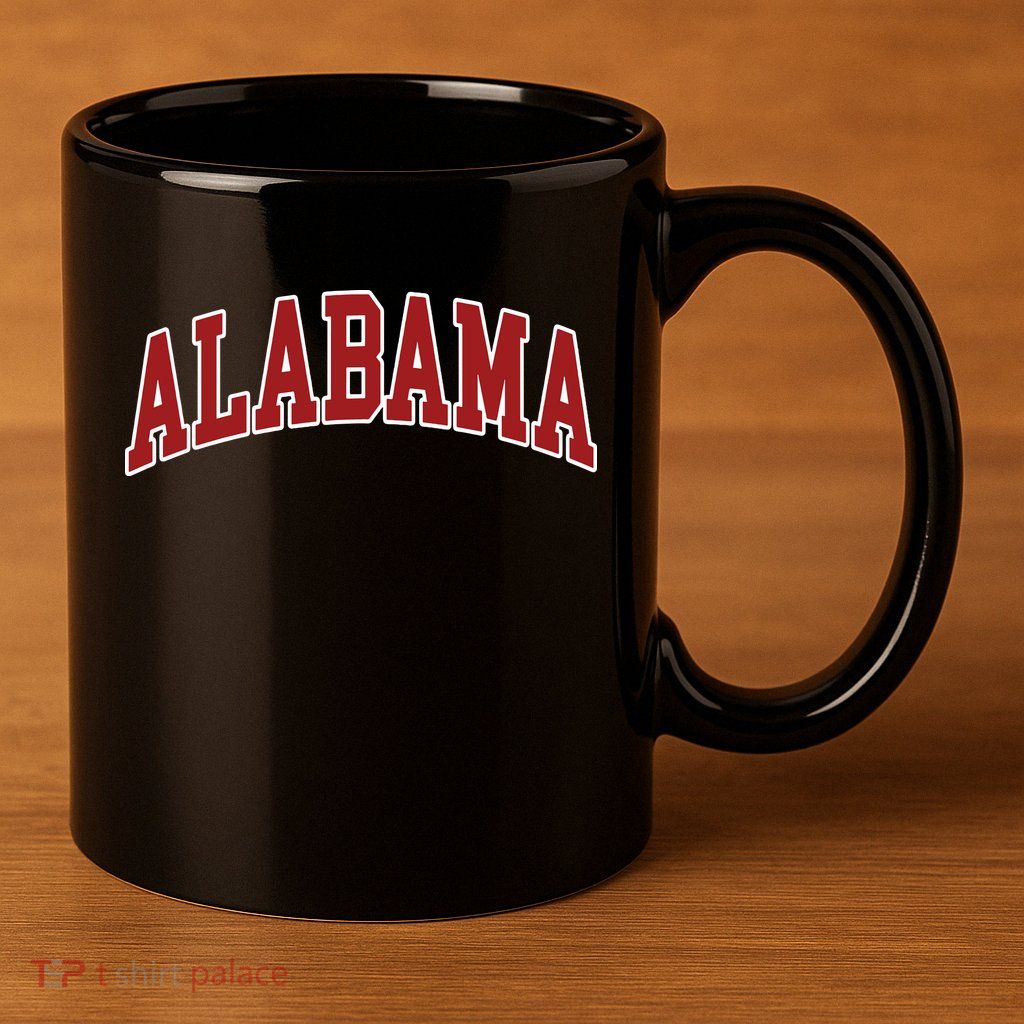 Alabama Throwback Design Print Classic 11oz C Handle Ceramic Mug