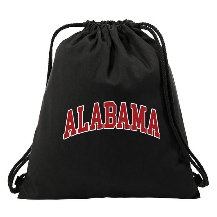 Alabama Throwback Design Print Classic Drawstring Bag