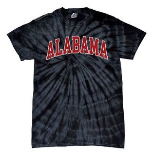 Alabama Throwback Design Print Classic Tie-Dye T-Shirt