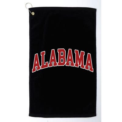 Alabama Throwback Design Print Classic Golf Towel