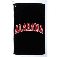 Alabama Throwback Design Print Classic Golf Towel