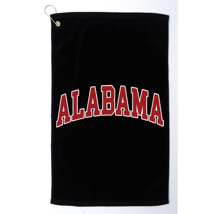 Alabama Throwback Design Print Classic Golf Towel