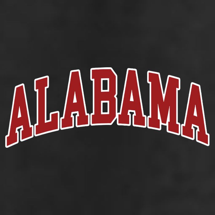 Alabama Throwback Design Print Classic Golf Towel
