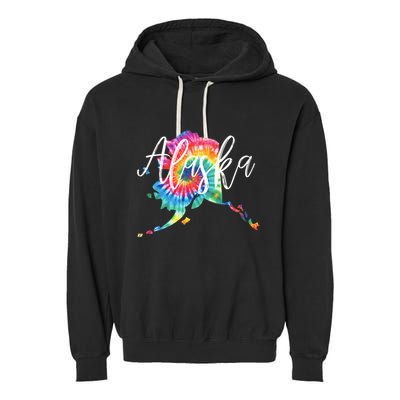 Alaska Tie Dye Garment-Dyed Fleece Hoodie