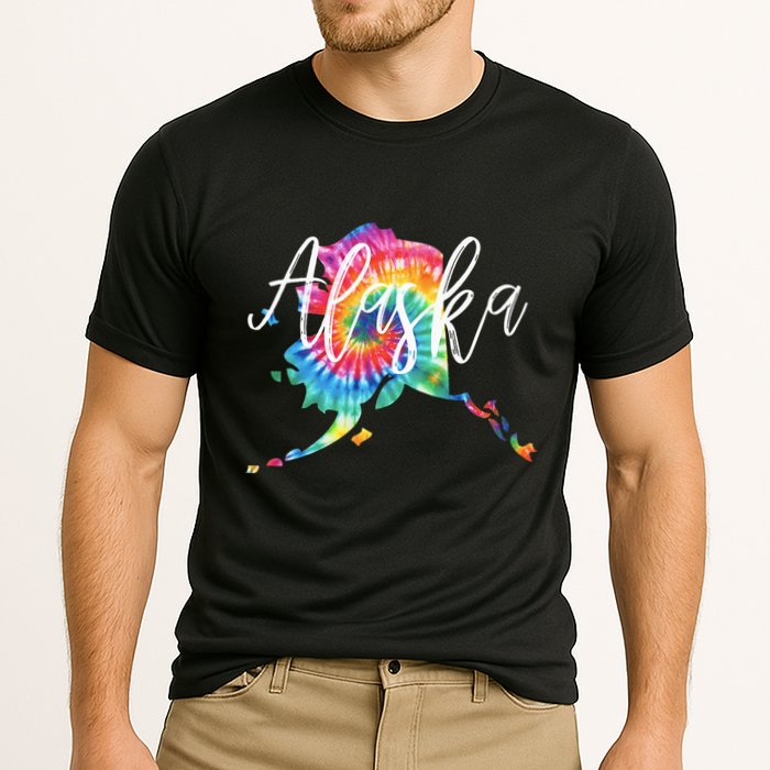 Alaska Tie Dye Cooling Performance Crew T-Shirt
