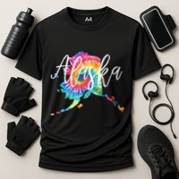 Alaska Tie Dye Cooling Performance Crew T-Shirt