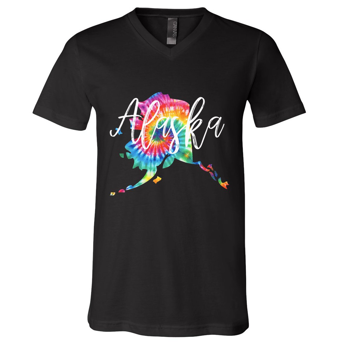 Alaska Tie Dye V-Neck T-Shirt