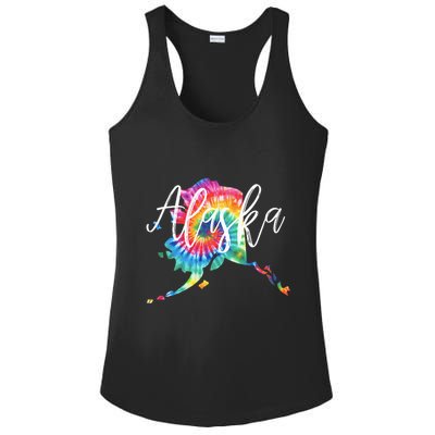 Alaska Tie Dye Ladies PosiCharge Competitor Racerback Tank