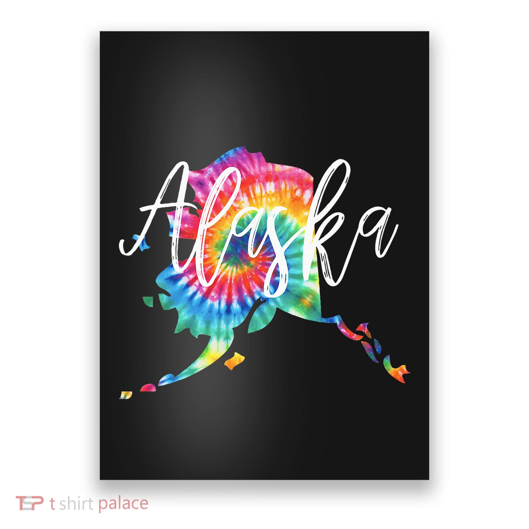 Alaska Tie Dye Poster