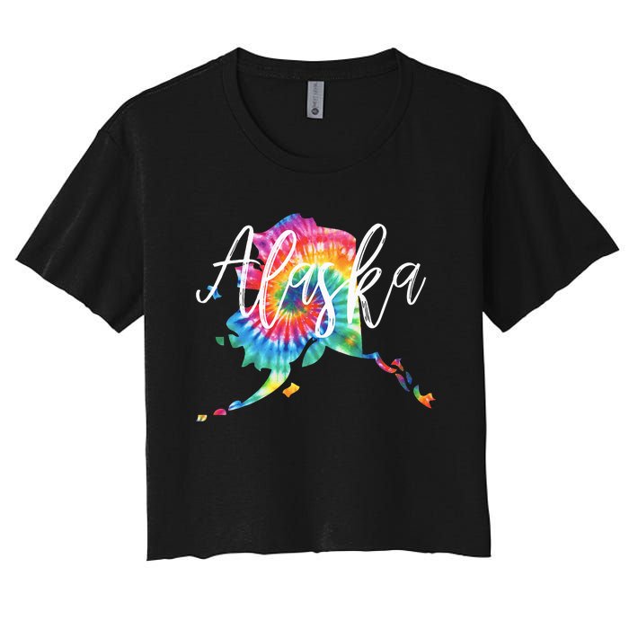 Alaska Tie Dye Women's Crop Top Tee