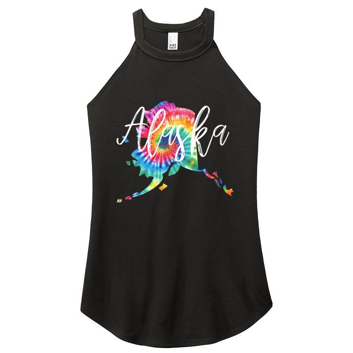 Alaska Tie Dye Women's Perfect Tri Rocker Tank