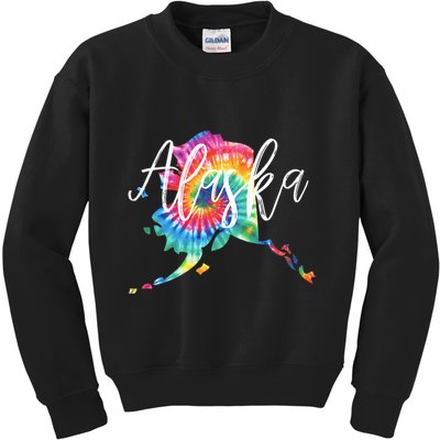 Alaska Tie Dye Kids Sweatshirt